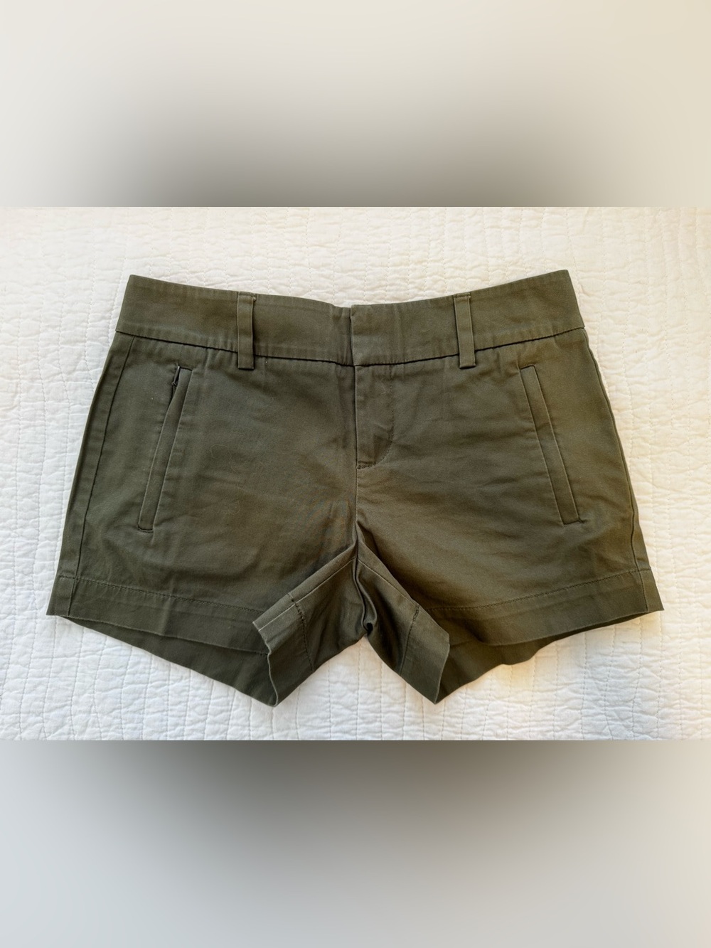 Calvin Klein Olive Women's Tailored Shorts